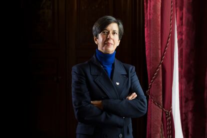 Lola Castro, directora regional de Programa Mundial de Alimentos para América Latina y el Caribe, en Casa de América, Madrid.