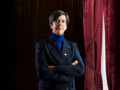 Lola Castro, directora regional de Programa Mundial de Alimentos para América Latina y el Caribe, en Casa de América, Madrid.