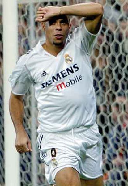 Ronaldo celebra su gol.