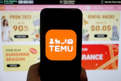 Logo de Temu, plataforma de comercio electrónico propiedad del grupo chino PDD Holdings