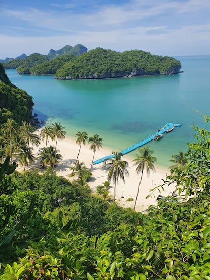 El parque nacional Ang Thong, en Tailandia, sin un solo turista.