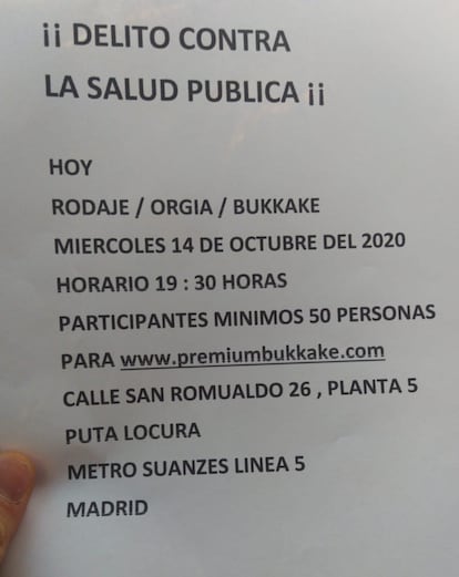 La publicidad para el rodaje.