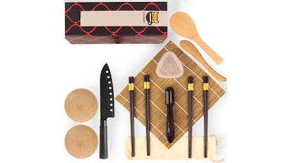 Este es uno de los mejores kits para hacer sushi en casa de una forma profesional