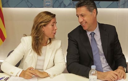 Albiol y Alicia Sánchez-Camacho, hoy en la ejecutiva del PP.