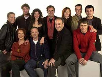 Protagonistas de la serie de Tele 5 <I>El Comisario</I>