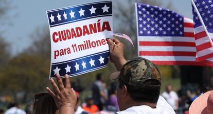 Manifestación en Washington a favor de la reforma.