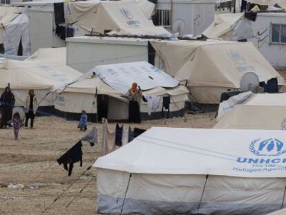 Campo de refugiados de Zaatari, cerca de la frontera jordana con Siria.