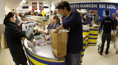 Un supermercado en Zúrich.