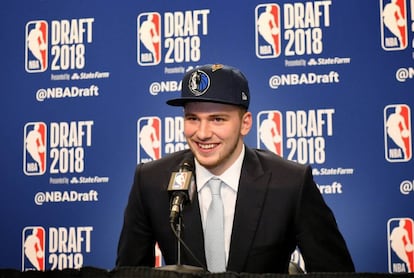 Doncic tras ser elegido por Dallas