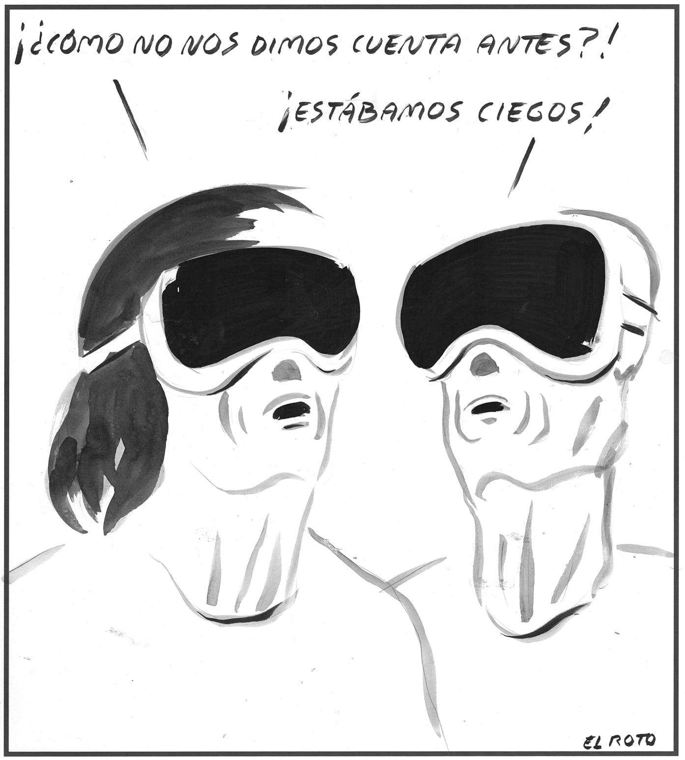 El Roto: la ceguera