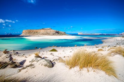 La laguna de Balos, en Creta.