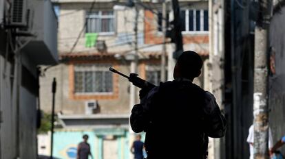 Operação policial na Cidade de Deus, no Rio de Janeiro, em 20 de novembro.
