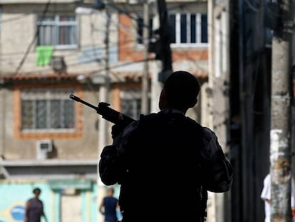 Opera&ccedil;&atilde;o policial na Cidade de Deus, no Rio de Janeiro, em 20 de novembro.