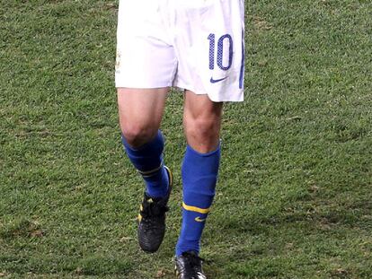 Kaká, una vez consumada la derrota brasileña.