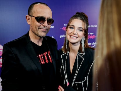 Risto Mejide y Laura Escanes en el estreno de documental 'La Niña', el 12 de mayo en Madrid.