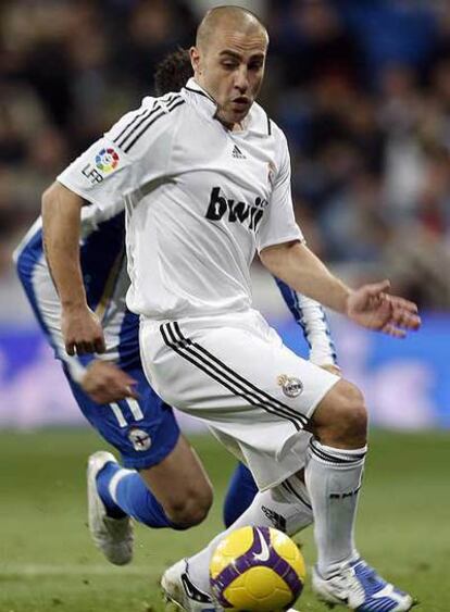 Cannavaro, contra el Deportivo.