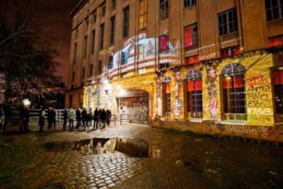 Fachada del club berlinés Berghain.