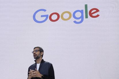 Sundar Pichai, consejero delegado de Google, en un evento en California, Estados Unidos