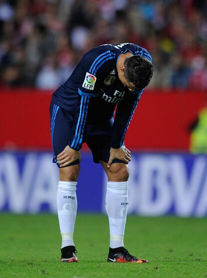 Ronaldo después de una jugada