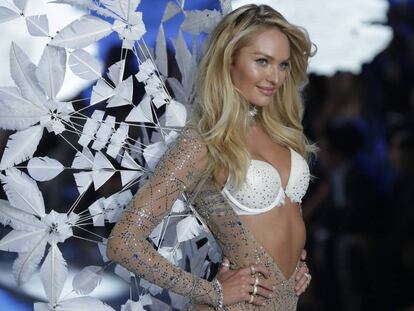 Candice Swanepoel, en el desfile de Victoria's Secret de 2015.