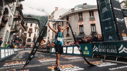 Elhousine Elazzaoui, ganador del Maraton Du Mont Blanc.