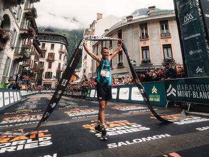 Elhousine Elazzaoui, ganador del Maraton Du Mont Blanc.