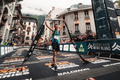 Elhousine Elazzaoui, ganador del Maraton Du Mont Blanc.