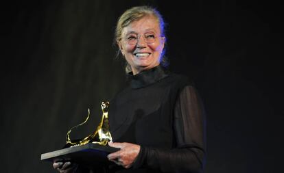 Margaret Menegoz, en el festival de cine de Locarno, en 2013.
