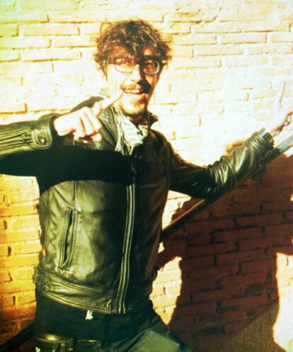 Jorge Marrón el pasado martes en la plaza del Dos de Mayo.