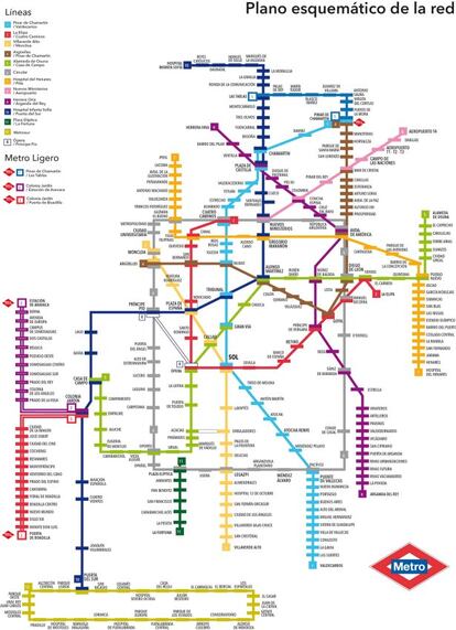 Este mapa obvia la coincidencia geográfica. "Lo que miras es la estación", dice su autora.