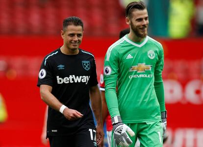 Hernández y su viejo amigo, De Gea