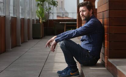 El director de cine Andrew Haigh, en un hotel en Madrid.