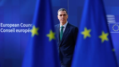 Pedro Sánchez este jueves en Bruselas.
