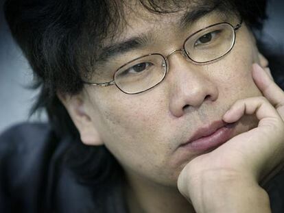 El director de cine coreano Joon-Ho Bong, ayer en Sitges.
