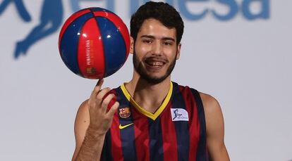 Abrines en la presentación de la Liga Endesa 14-15.