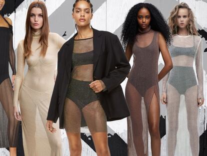 Oda al destape: ‘naked dress’, el vestido transparente que triunfará en Nochevieja