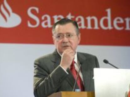 En la imagen, el consejero delegado del Banco Santander, Alfredo S&aacute;enz. EFE/Archivo