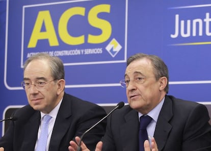 Ángel García Altozano y Florentino Pérez.