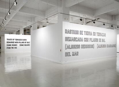 <i>Siempre y un día,</i> de Lawrence Weiner.