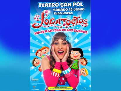 Cartel promocional del espectáculo 'Lola Toc Toc'.