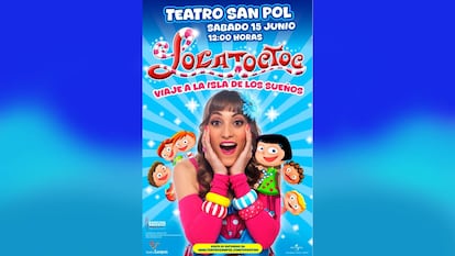 Cartel promocional del espectáculo 'Lola Toc Toc'.
