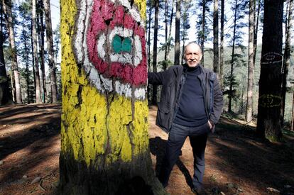 José Ibarrola, en el Bosque de Oma. 