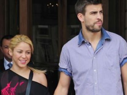 Shakira y Piqué, en una imagen del verano pasado.