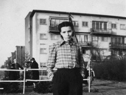 Otília Castellví en Alemania, en el invierno 1940-1941.