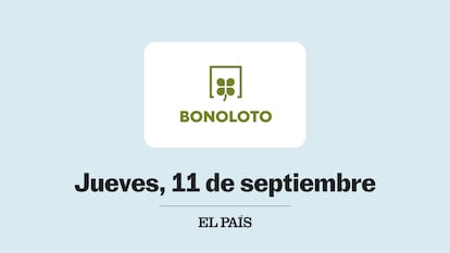 Bonoloto jueves 11 septiembre 2025