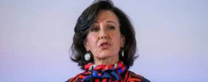 La presidenta del Banco Santander, Ana Botín, en una imagen de archivo. 