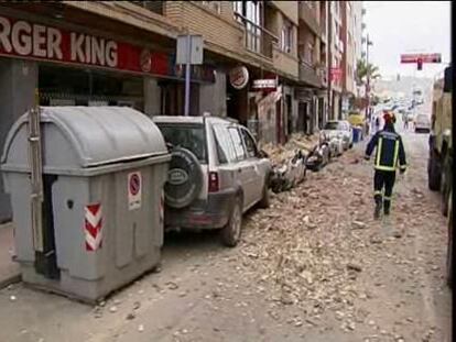 El caos se apodera de Lorca (Murcia)