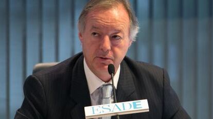 Ernesto Antolín, nuevo presidente del Grupo Antolín en una conferencia en Esade en mayo del año pasado.