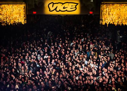 La fiesta del vigésimo cumpleaños de la revista en Brooklyn, 2014.