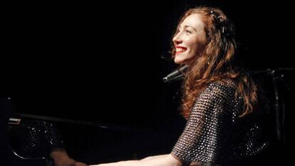 La cantante Regina Spektor, en 2012 en madrid.